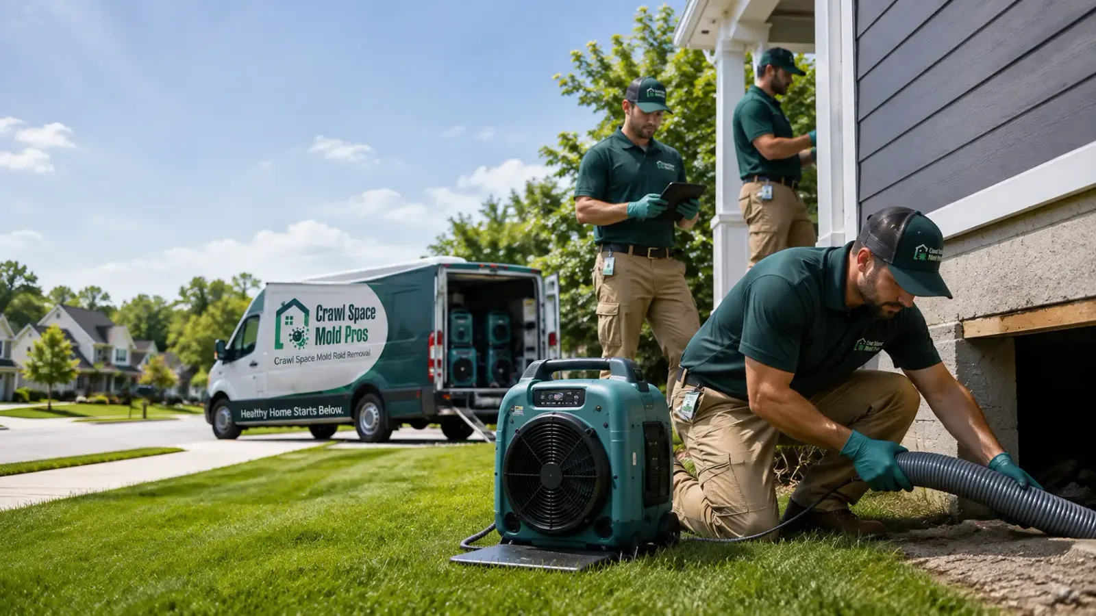 Crawl Space Mold Removal in Wheatland, IN
